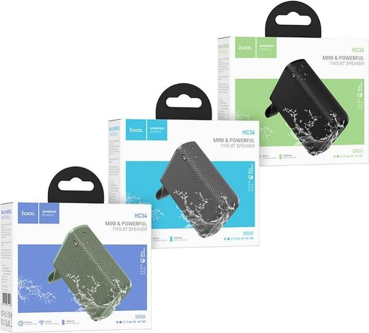 Produktbild Hoco Wireless headphones Speaker bluetooth 5W 1200 mAh HC34 black (4 h)