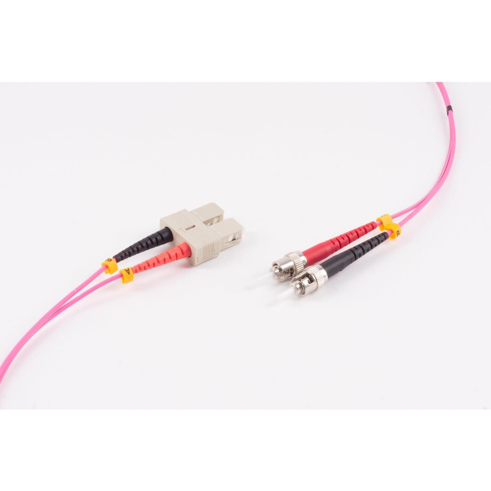 Thumbnail - Shiverpeaks BS77912/4. Kabellänge: 10 m, Lichtleitertyp: OM4, Anschluss 1: SC, Anschluss 2: ST, Lochdurchmesser: (10 m),...