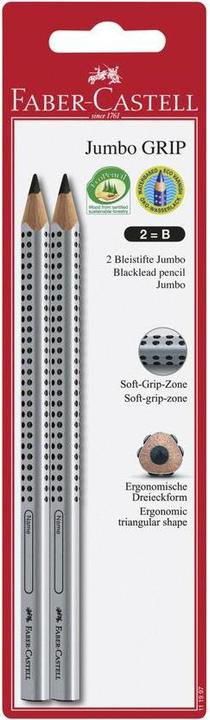 Produktbild Faber-Castell C.Bleistift Jumbo Grip B 2er (4.50 mm, B, 2 x)