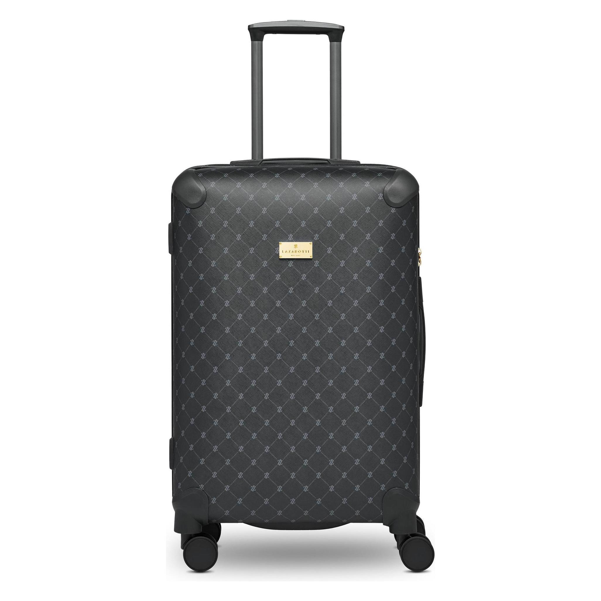 Lazarotti, Koffer, Palermo 4 Rollen Trolley M 66 Cm, Schwarz, (90 l)