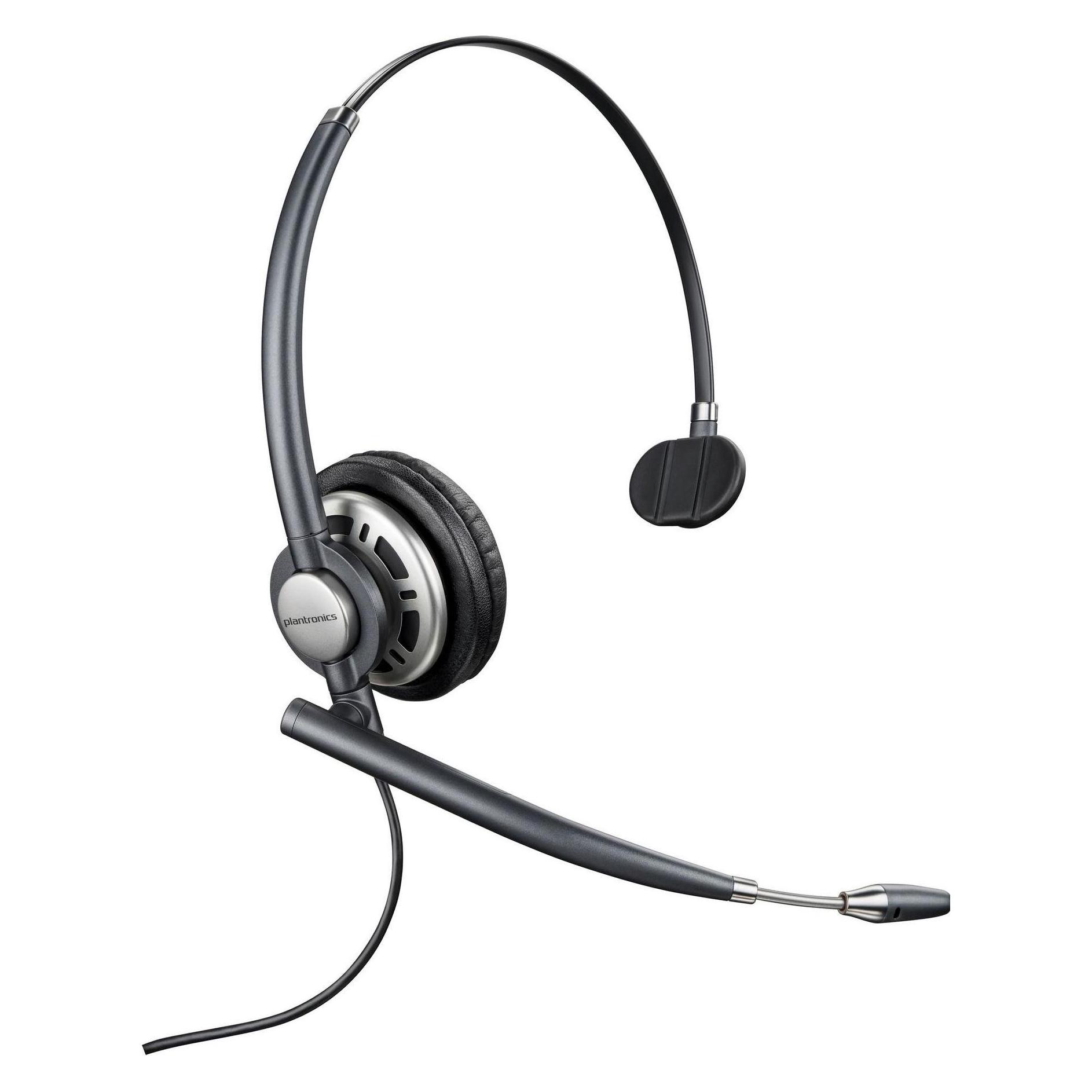 HP Poly EncorePro HW710 Ein-Ohr-Headset + Tragecase + Quick Disconnect (Kabelgebunden), Office Heads