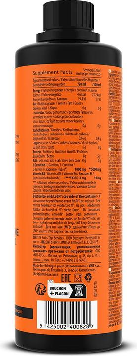 Image du produit QNT L-Carnitine liquide (Neutre, 1 x)