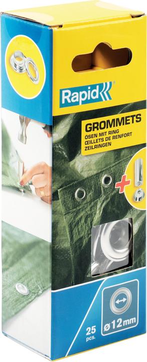 Rapid Ösen mit Ring Ø 23 x 12 mm