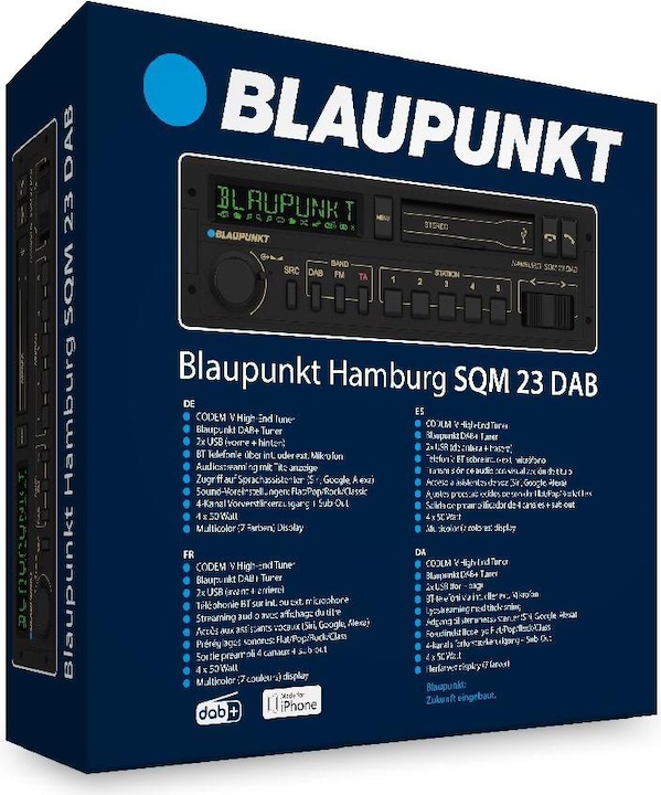 Produktbild Blaupunkt Hamburg SQM23DAB (Apple Carplay)