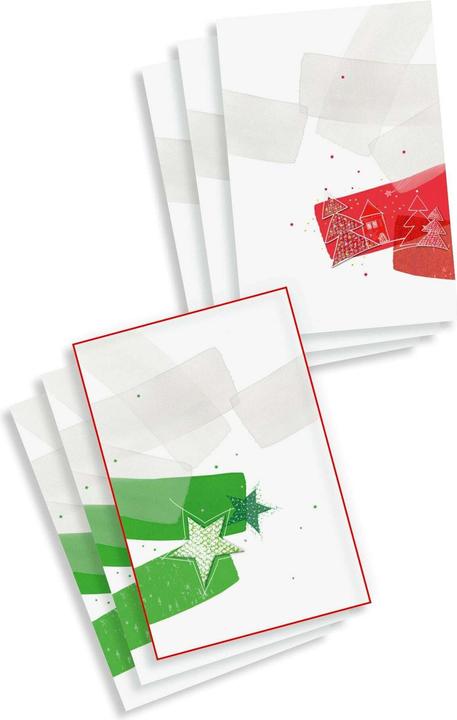 Actual product image ABC Christmas card Merry Christmas 6 pieces (6 pcs.)