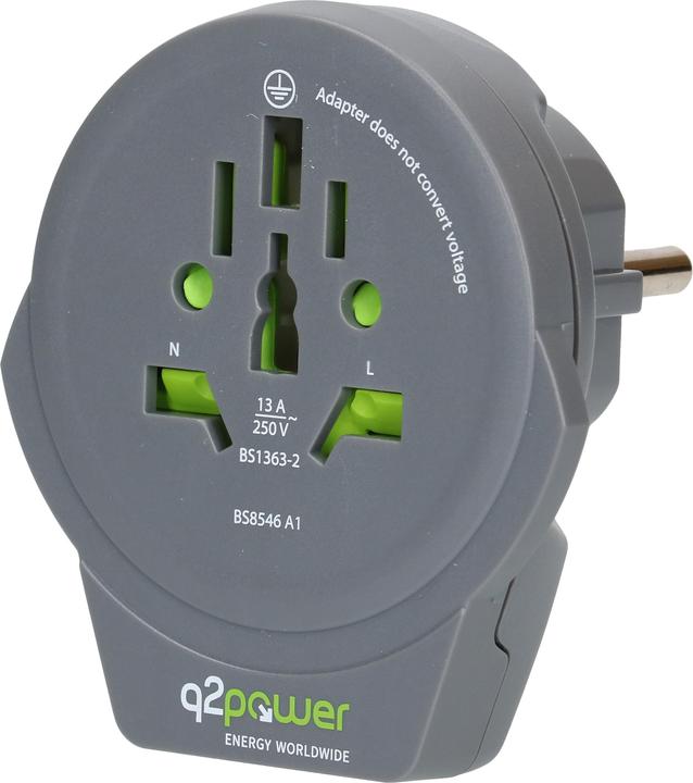 Image du produit Q2 Power Adaptateur de voyage Q2Power