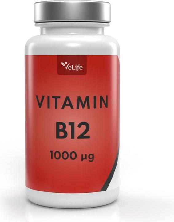 Actual product image VeLife Vitamin B12 Tabl (180 Piece, Pills, 81 g)