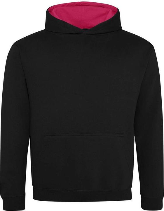 Pechschwarz, Leuchtend Pink