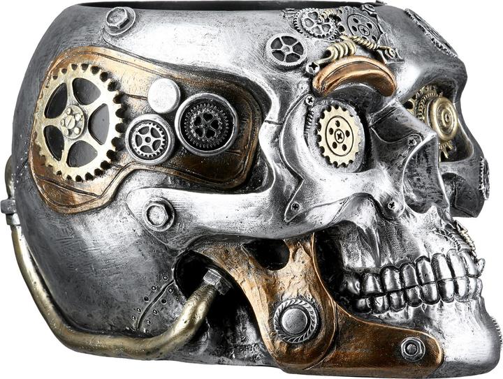 Immagine prodotto Gilde Übertopf Totenschädel Steampunk Skull planter (17.50 cm)