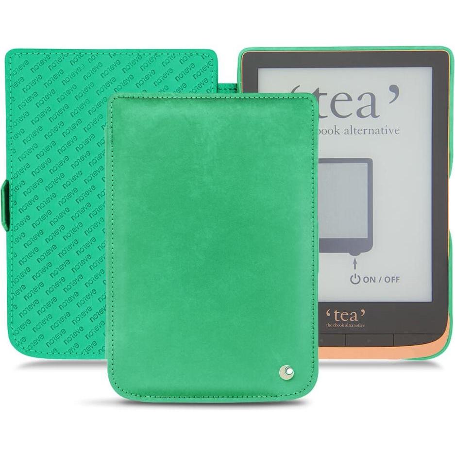 Noreve Lederschutzhülle horizontal (Touch HD Plus), Tablet Hülle, Grün