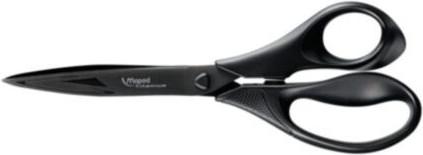 Actual product image Maped M686110 - Scissors Titanium, 21cm, asymmetrical, black (21 cm)