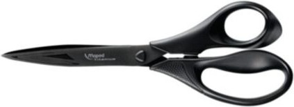 Produktbild Maped M686110 - Schere Titanium, 21cm, asymmetrisch, schwarz (21 cm)