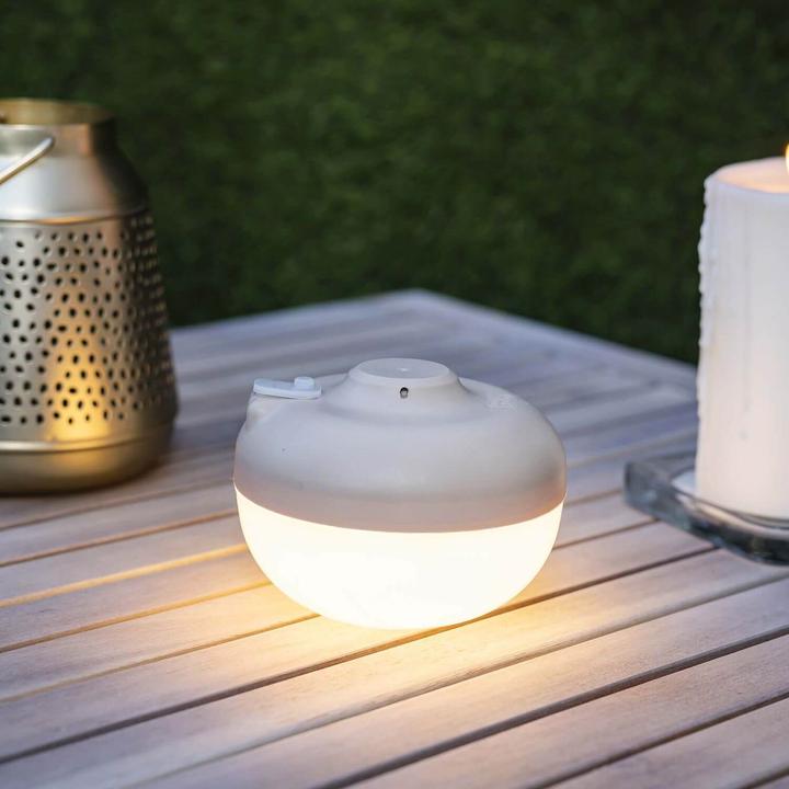 Actual product image Garden Lights New Garden CHERRY BULB BATTERY Solar&Recharge,white,warm light (900 lm, IP54)