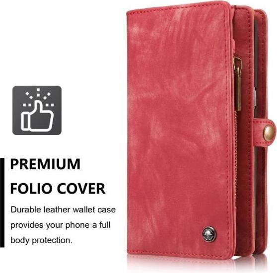 Produktbild Caseme Leder Portemonnaie mit Plastik Hülle (Samsung Galaxy S7 Edge)