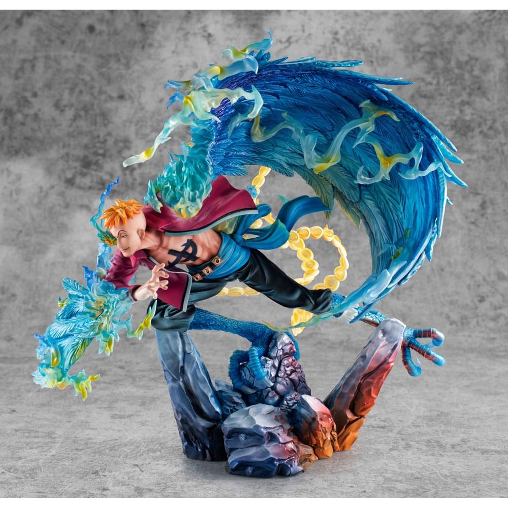 Megahouse One Piece P.O.P MAS Maximum PVC Statue Marco the Phoenix Leader of 1st group of Whitebeard Pirates 3 (58917)