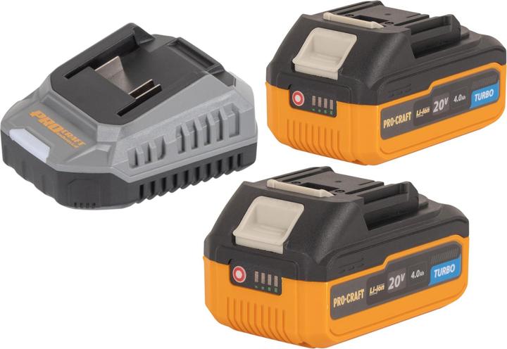 Produktbild Procraft Industrial IW550Abb Akku Schlagschrauber 20 V 550 Nm 1/2" + 2x Akku 4,0 Ah + Ladegerät (Schlagschrauber)