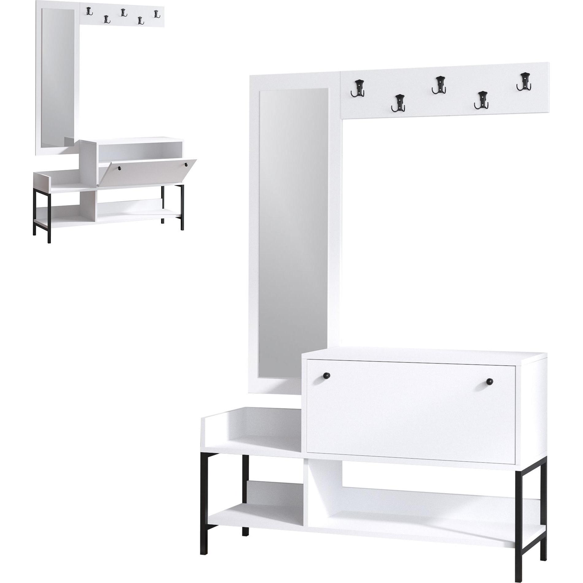 Kalune Design, Schuhschrank, Mathieu (120 x 35 x 70 cm)