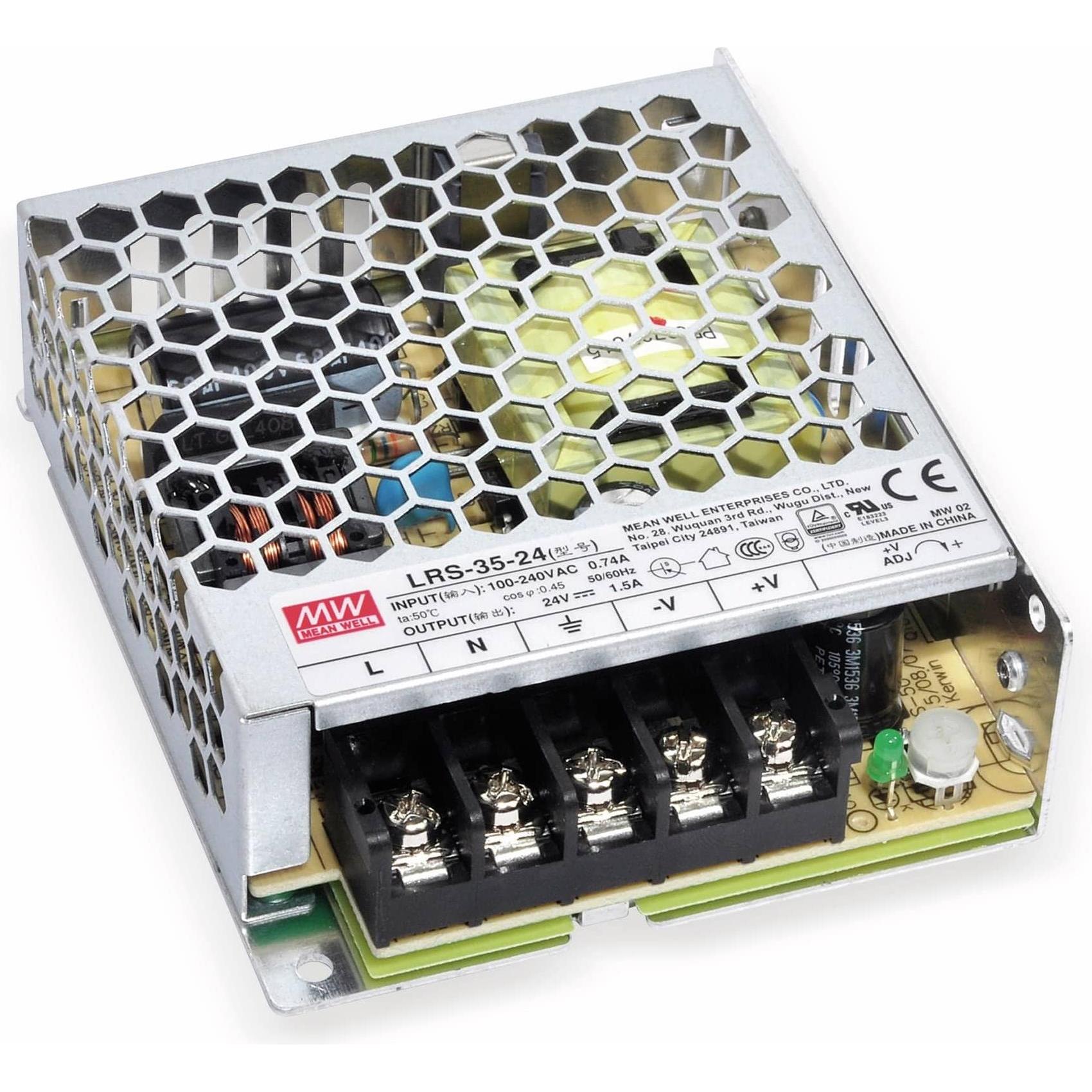MeanWell MEAN WELL Schaltnetzteil LRS-35-12, 12 V/3 A, Labornetzgerät