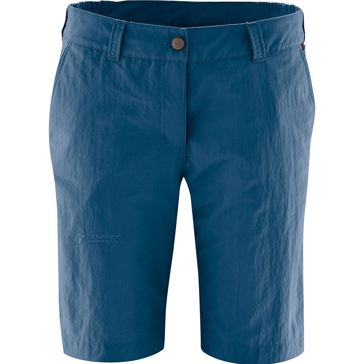 Maier Sports, Damen, Outdoorhose, Nidda Bermuda ensign (XS, M), Blau, XS, M