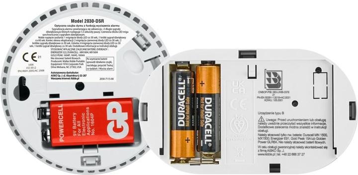 Actual product image Kidde KID-DSR-K5-PL Rauch- und Kohlenmonoxidmelder Set
