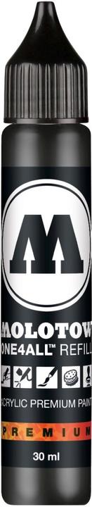 Molotow Refill One4all Nachfüllfarbe 30ml signal black (1 Stück, Schwarz)