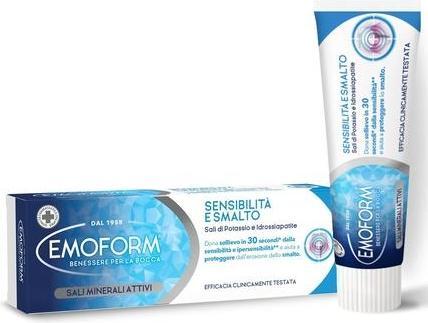 Image du produit Emoform Sensitive Toothpaste and Nail Polish with Potassium Salts 75ml (75 ml)