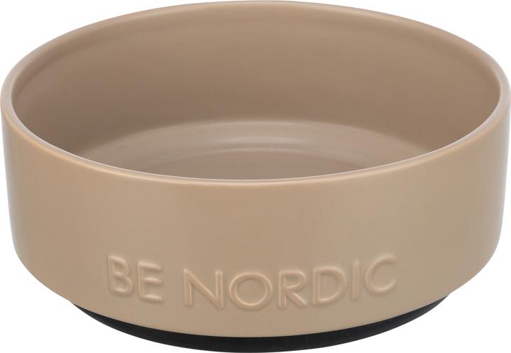 Produktbild Trixie Be Nordic Voerbak Hond Keramiek/ Rubber Taupe (120 cl)