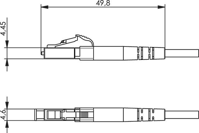 Produktbild Telegärtner LC-Stecker (0.05 m)
