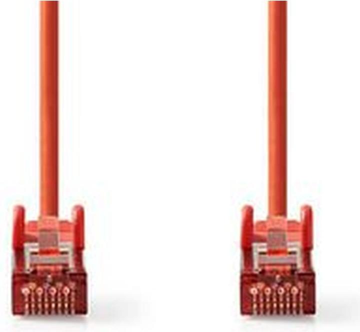 Produktbild Nedis Cat 6 Kabel RJ45 (8P8C) Stecker RJ45 (8P8C) Stecker S/FTP rund PVC LSZH Umschlag 10.0 m Red (S/FTP, CAT6, 10 m)