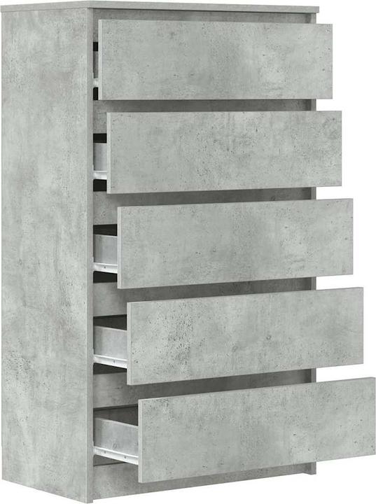 Image du produit vidaXL Schubladenschrank Betongrau 60x36x103 cm (60 x 36 x 103 cm)