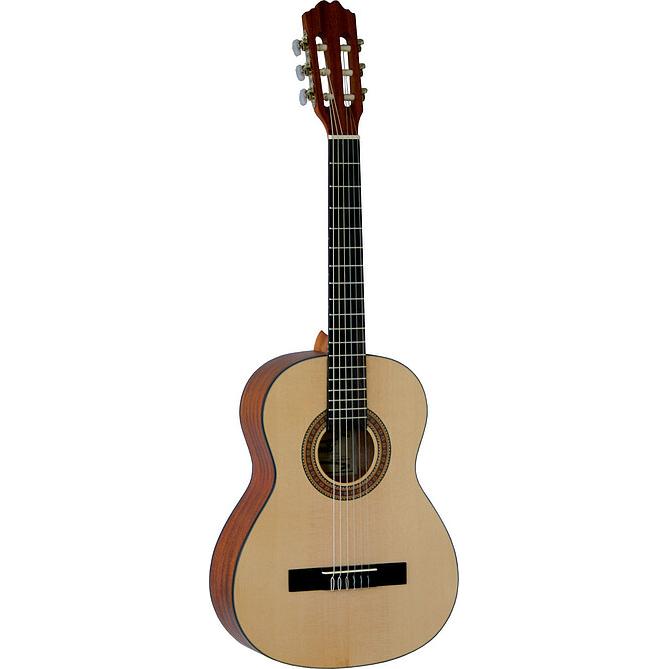 Kirkland Classic Modell 98M massive Decke (Konzertgitarre, Mahagoni, Nato, Mahagony), Gitarre, Braun
