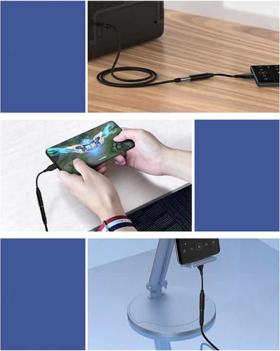 Produktbild Apfelkiste USB C auf 3.5mm AUX Klinke Adapter Kabel, 10cm, Schwarz (Klinkenadapter)