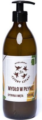 Produktbild Mydlarnia Cztery Szpaki Flüssigseife Zitrone und Minze 500ml (Flüssigseife, 500 ml)