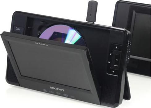 Produktbild Audio Scott TSX 712 Twin Monaco, Portabler DVD Player mit 2 x 7"