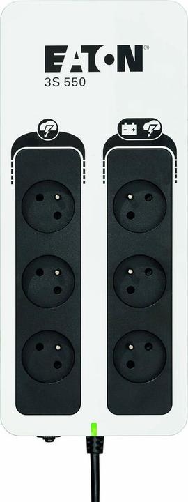 Produktbild Eaton 3S550F Unterbrechungsfreie Stromversorgung (USV) Standby (Offline) 550 VA 6 AC-Ausgänge (550 VA, 330 W, Standby USV)