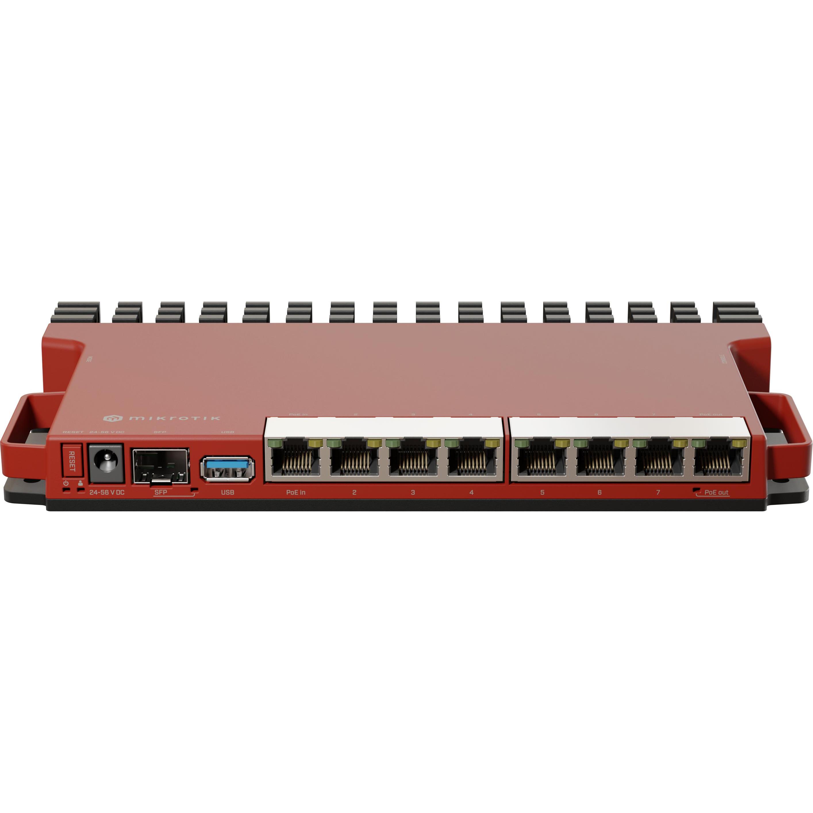 Thumbnail - MikroTik L009UIGS-RM, Router, Rot, Schwarz