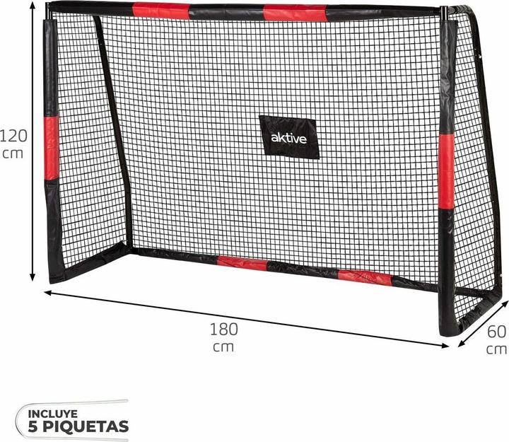 Produktbild Aktive Fussballtor Schwarz