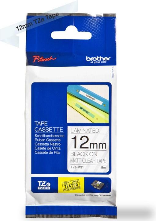 Produktbild Brother TZe-M31 (1.20 cm, Schwarz)