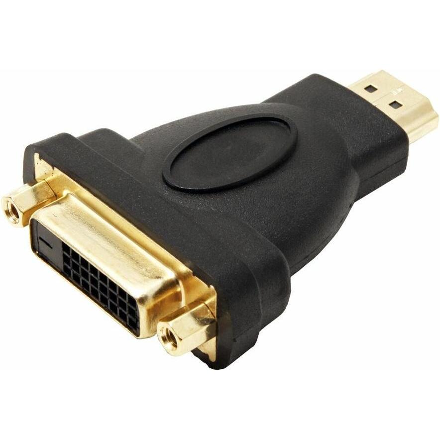 Roline HDMI zu (DVI, 5 cm), Data + Video Adapter, Schwarz