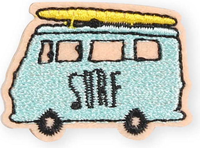 Actual product image PhoneLook Sticker Sticker for mobile/tablet/computer 3D embroidered Surf Bus