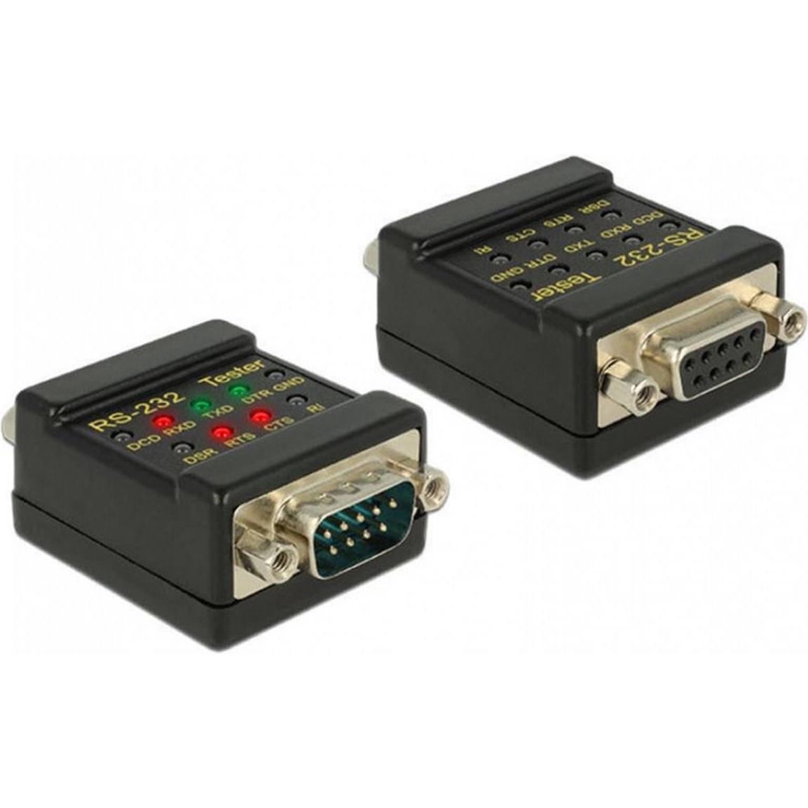 Delock RS-232 Tester DB9 Buchse (0.05 m), Schnittstellenkabel
