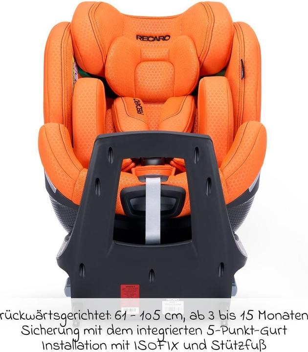 Actual product image RECARO Xenon 1 Kid Reboard Kindersitz (61-125 cm) (Booster seat, ECE R129/i-Size Standard)