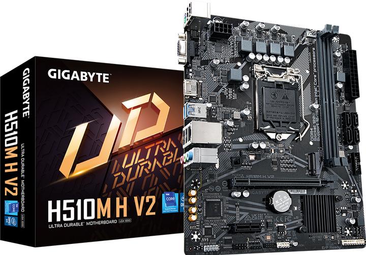 Immagine prodotto Gigabyte MB H V2 H510,S1200,mATX,Intel (LGA 1200, Intel H470, mATX)