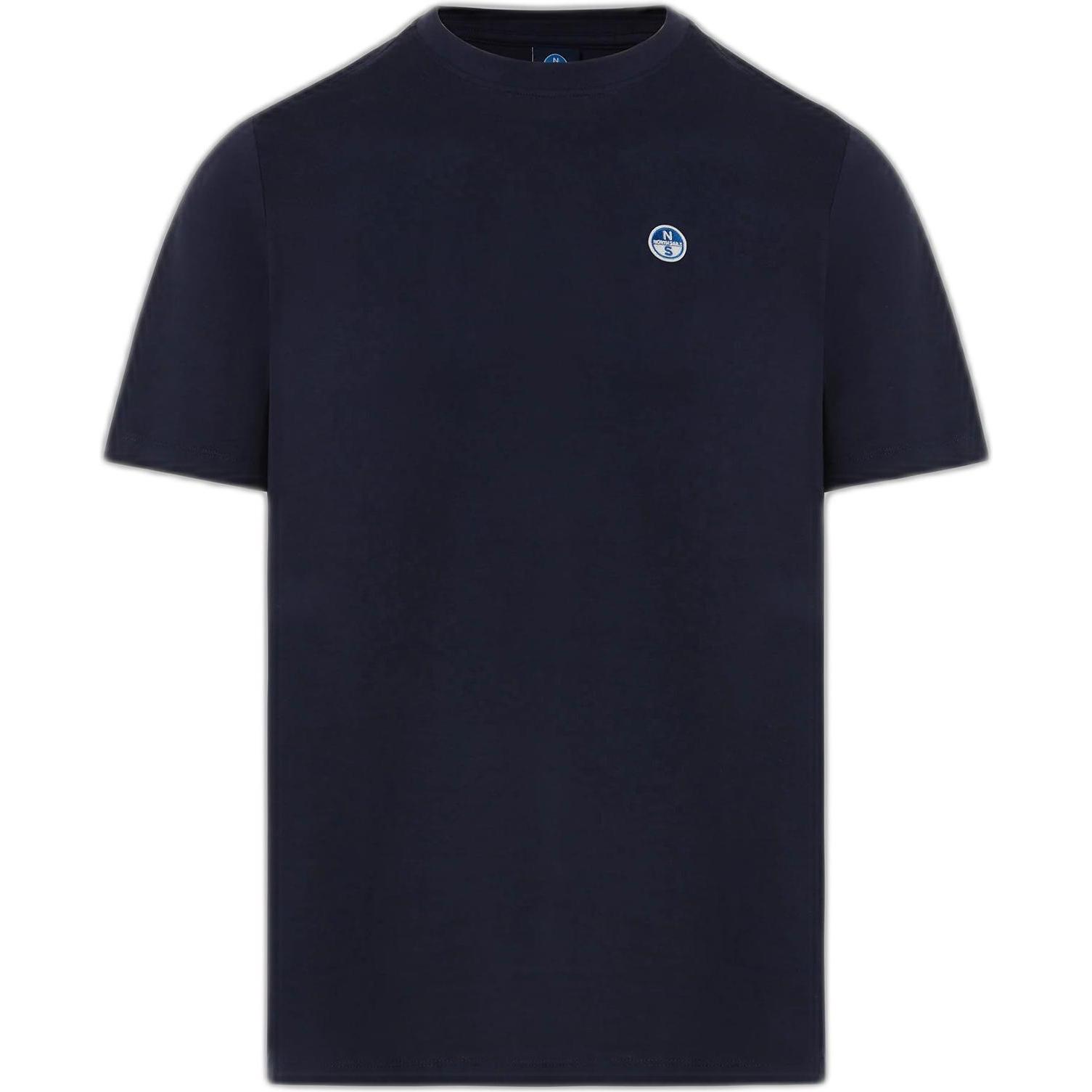 North Sails, Herren, Shirt, t-shirt basic bollo, Blau, (M)