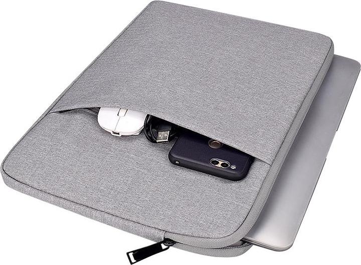 Actual product image Devia MacBook inner bag Business 13,3" grey (13.30")