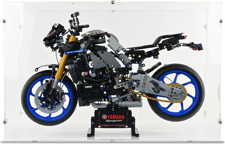 Image du produit iDisplayit Présentoir acrylique pour LEGO® 42159 Yamaha MT-10 SP (avec fond blanc)