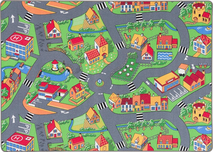 Image du produit Snapstyle Tapis de rue Réversible avec deux paysages de rue Metropolis (160 x 240 cm)