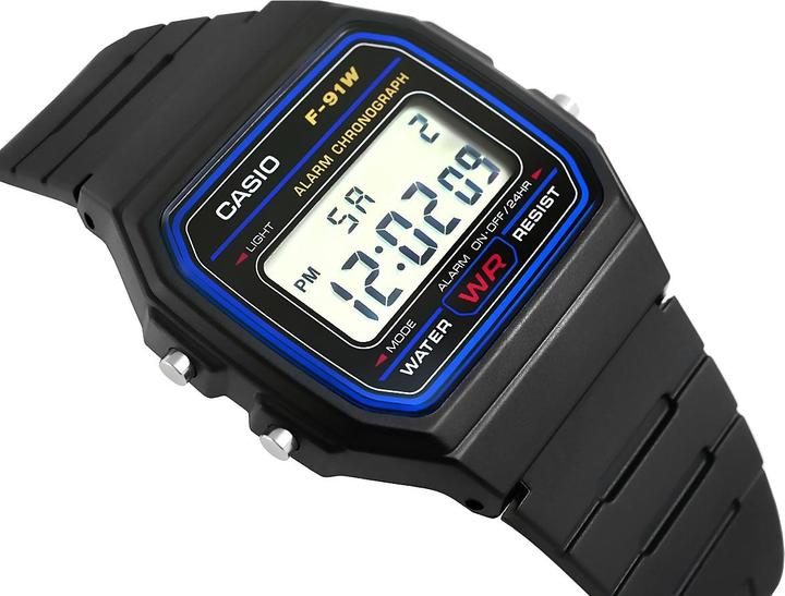 Actual product image Casio F-91w-1yer (Digital watch, 33.20 mm)
