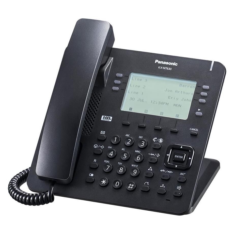 Panasonic KX-NT630NE, Telefon, Schwarz