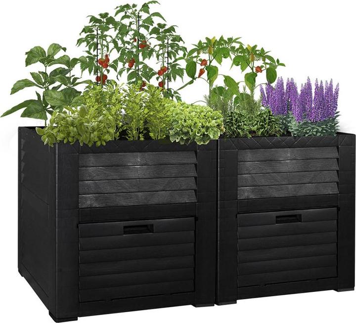 Fs-Star Garten Hochbeet 400 Liter, mit Staufächer